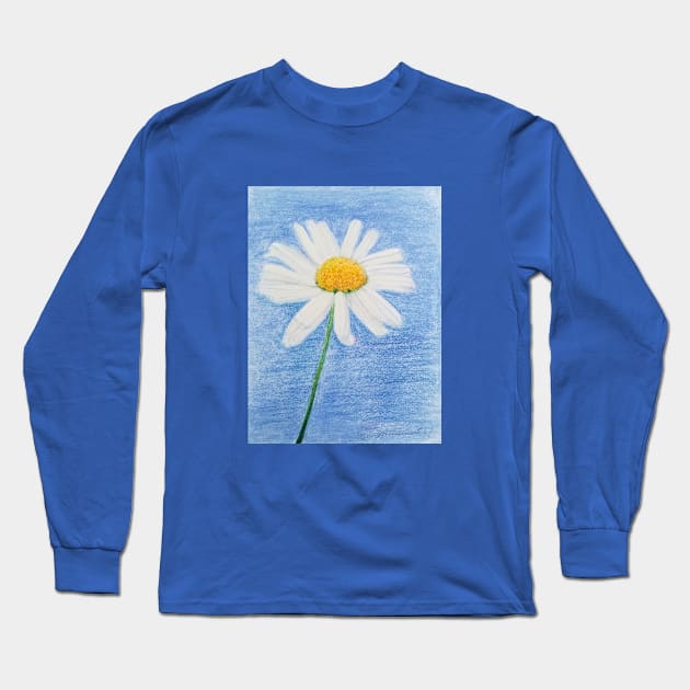 Daisy Long Sleeve T-Shirt by teenamarie23art